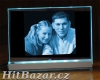 Dárek foto laser 3D, 2D, crystal, křišťál, sklo. - 5