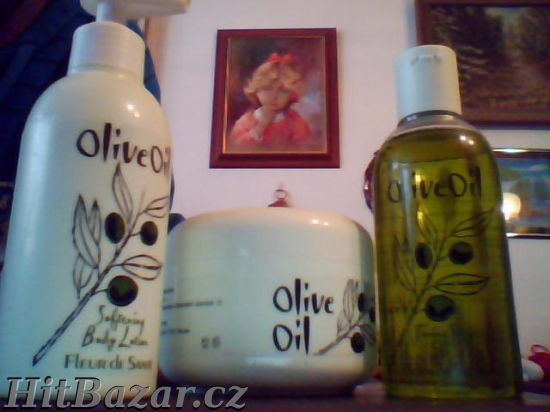 olivová sada kosmetiky