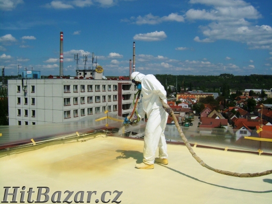 Opravy a zateplení střech - PUR izolace