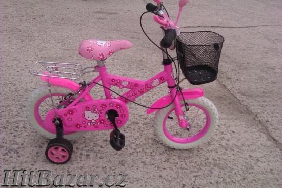 Kolo dětské 12 \"Hello Kitty\" rúžové nové