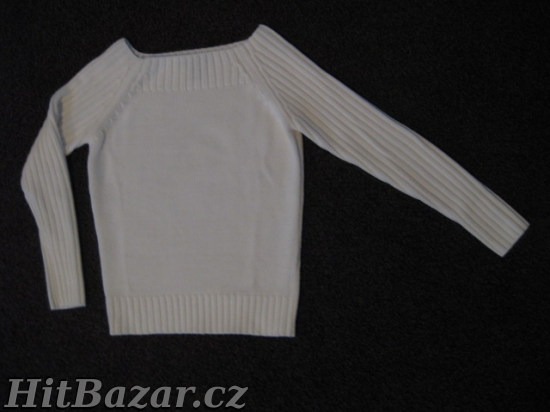 Pěkný bílý svetr KENVELO - Vel. S