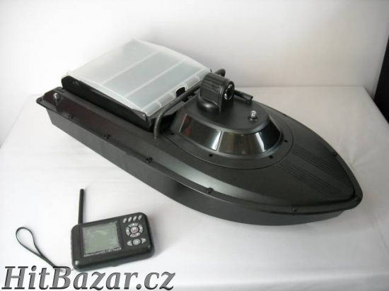 Zavážecí loďka pro rybáře + sonar (echolot)