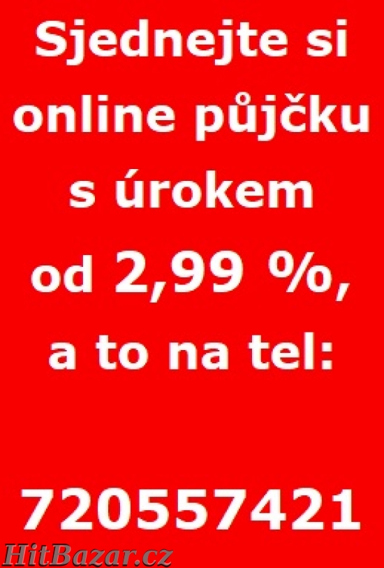 Online půjčka od 2,99% do 15 minut 720557421