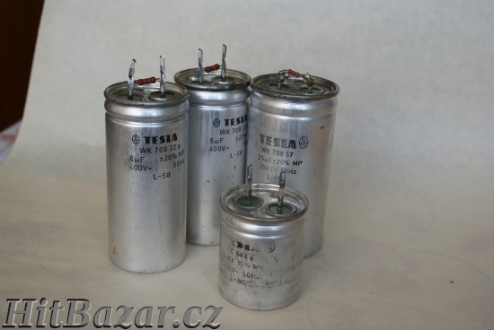 Kompenzační kondenzátory 6-25 mikrofaradů 400V