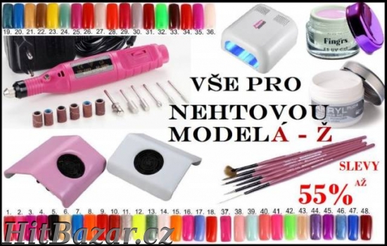 Zboží pro nehtovou modeláž-gelové nehty-péče o ruce