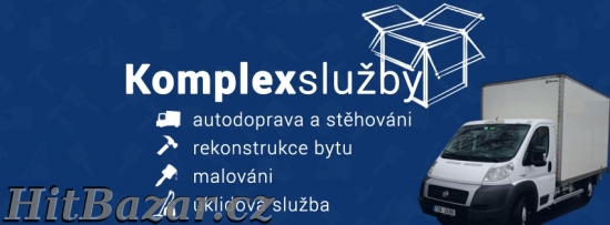Stěhování, malování, rekonstrukce, úklidová služba