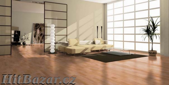 Nejlevnější dřevěná podlaha buk lak click
