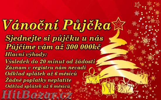 Vánoční půjčka ihned
