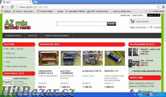 Prodej webů a domén - www.azmix.cz