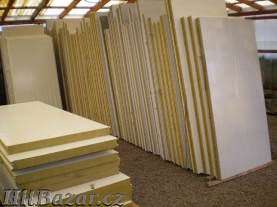 Sendvičové izolační panely stěnové, nové